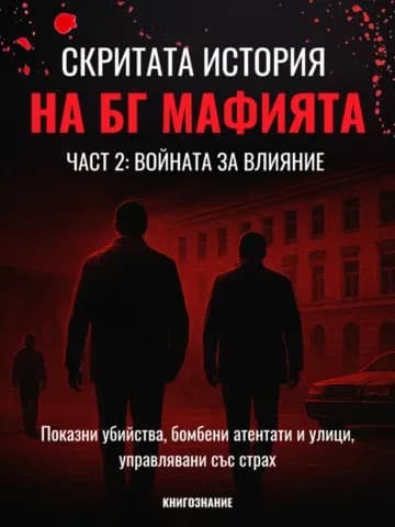 Корица на „Скритата история на БГ мафията - книга 2: Войната за влияние"