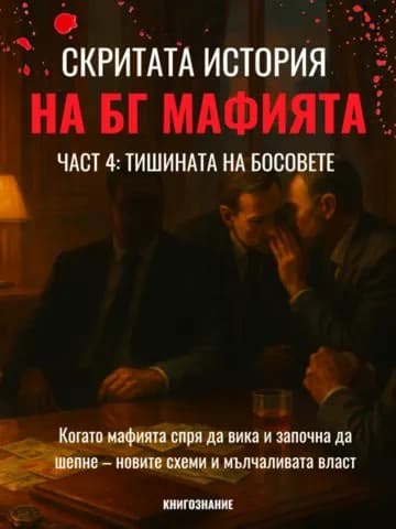 Корица на „Скритата история на БГ мафията - книга 4: Тишината на босовете"