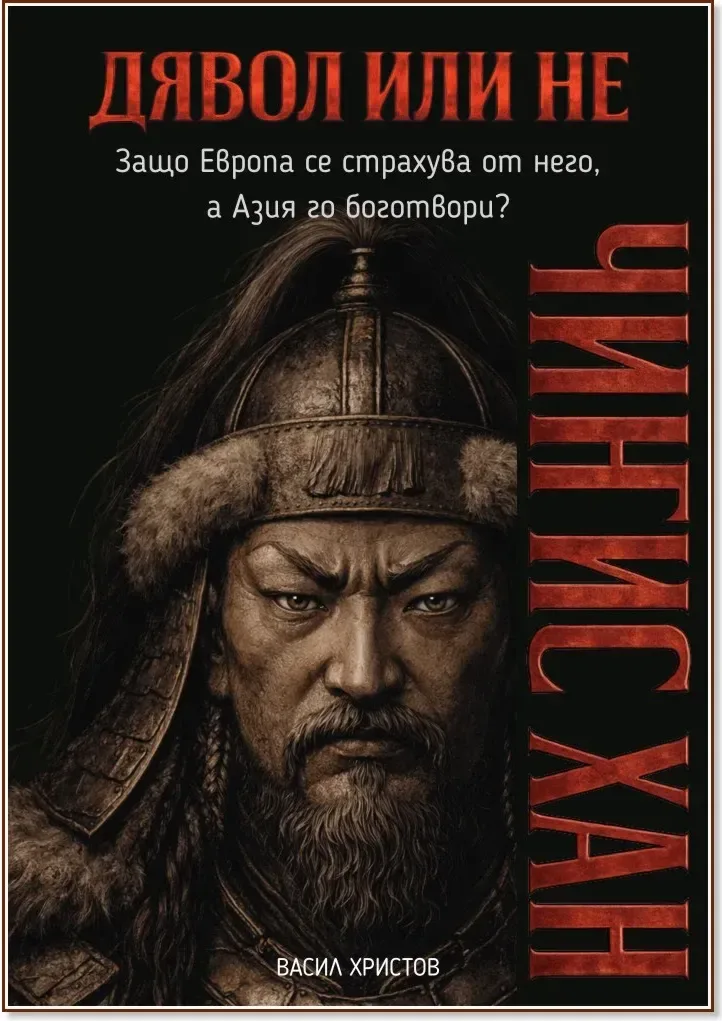 Корица на „Дявол или не: Чингис Хан“, Васил Христов