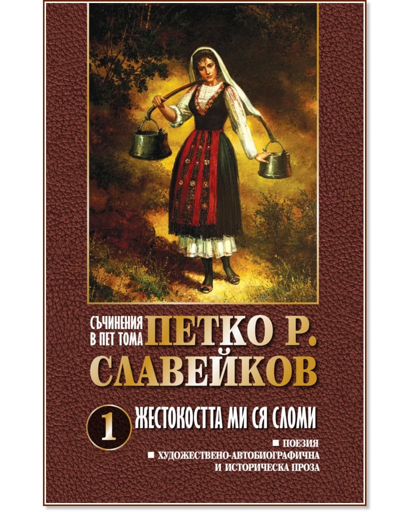 Корица на „Съчинения в пет тома - том 1: Жестокостта ми ся сломи" — Петко Р. Славейков