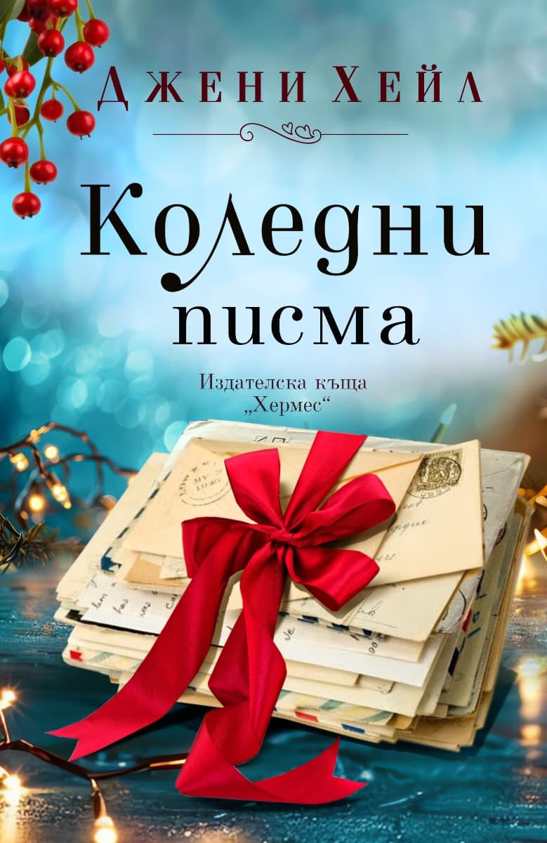 Корица на „Коледни писма" — Джени Хейл