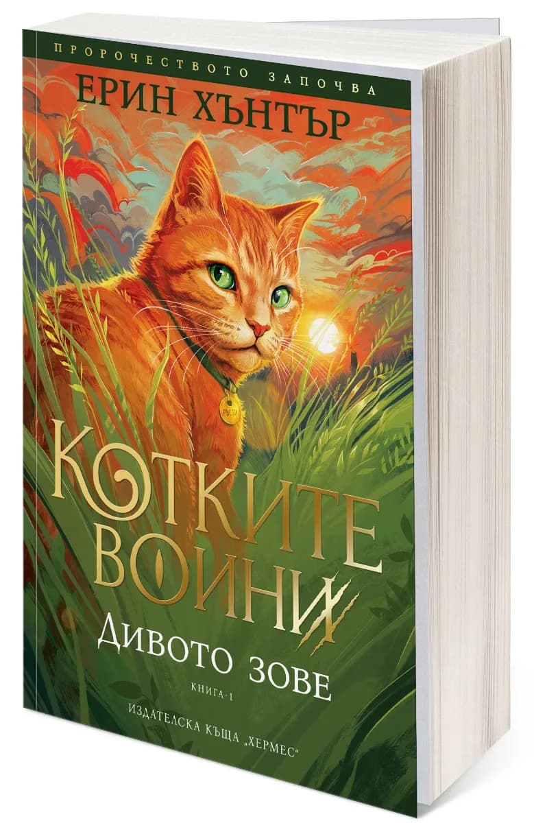 Корица на „Дивото зове - Котките воини - Книга 1" — Ерин Хънтър