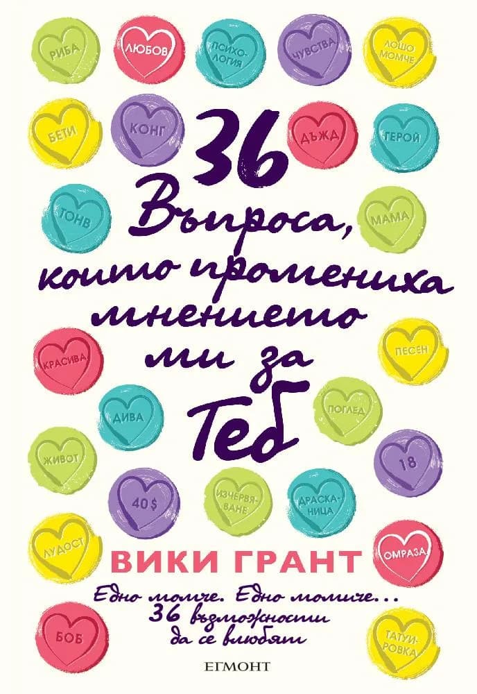 Корица на „36 въпроса, които промениха мнението ми за теб“, Вики Грант