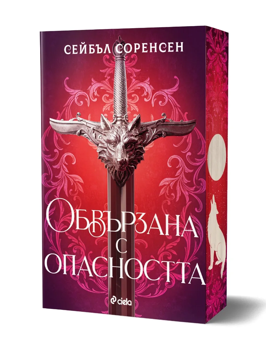 Корица на „Обвързана с опасността" — Сейбъл Соренсен