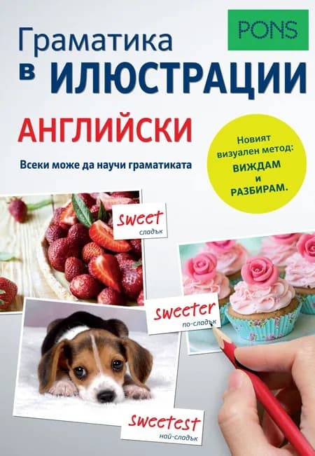 Корица на „Граматика в илюстрации - Английски език“, Браян Меликан