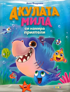 Корица на „Акулата Мила си намира приятели"