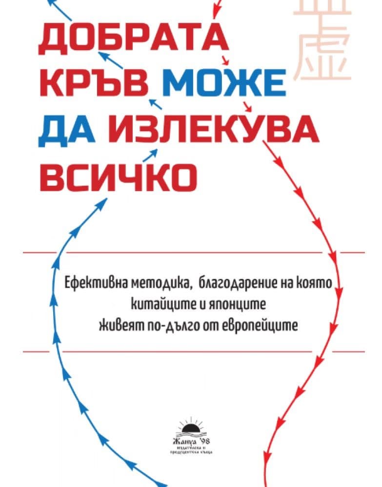 Корица на „Добрата кръв може да излекува всичко" — Акийоши Хорие