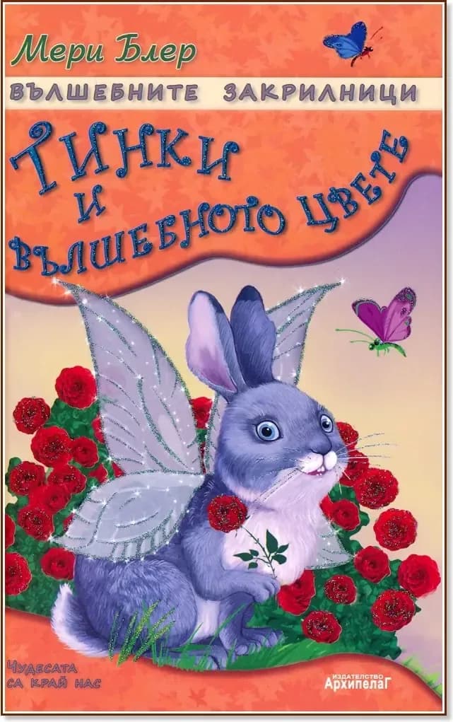 Корица на „Вълшебните закрилници: Тинки и вълшебното цвете“, Мери Блер
