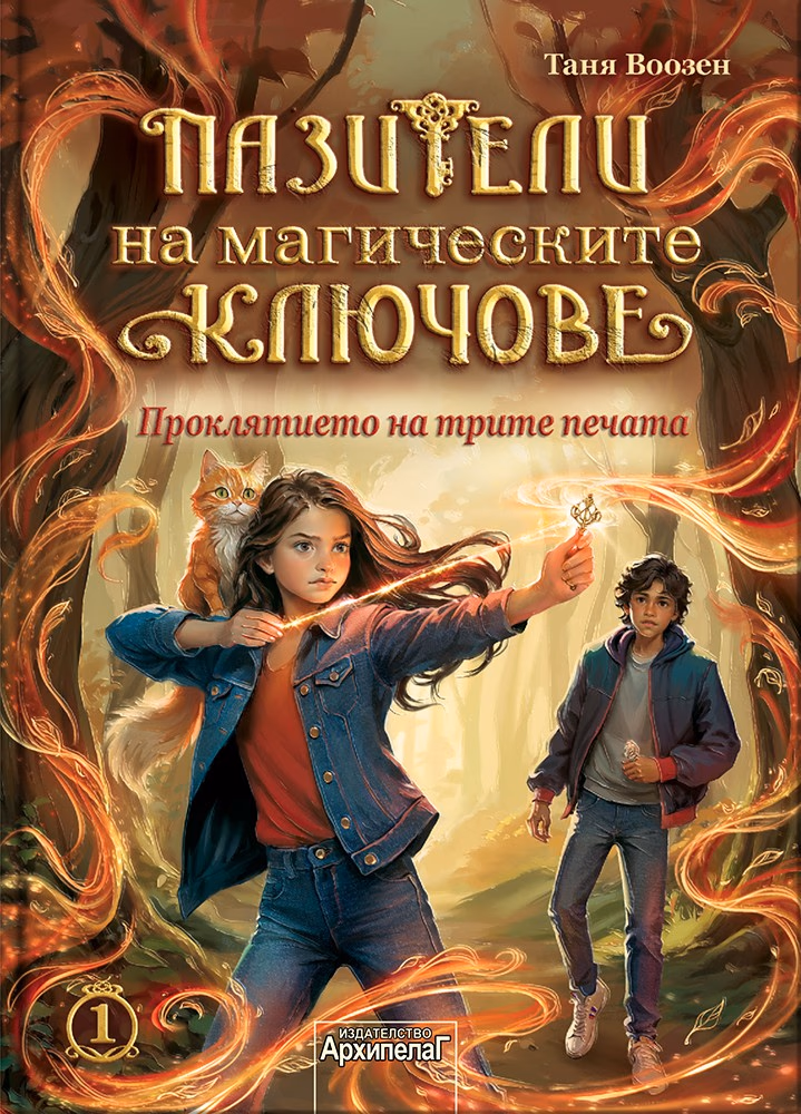 Корица на „Проклятието на трите печата" — Таня Воозен