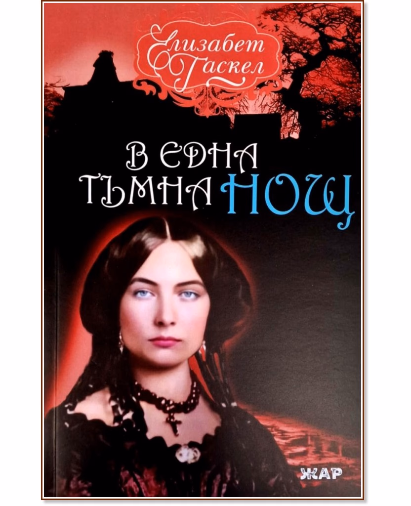 Корица на „В една тъмна нощ" — Елизабет Гаскел