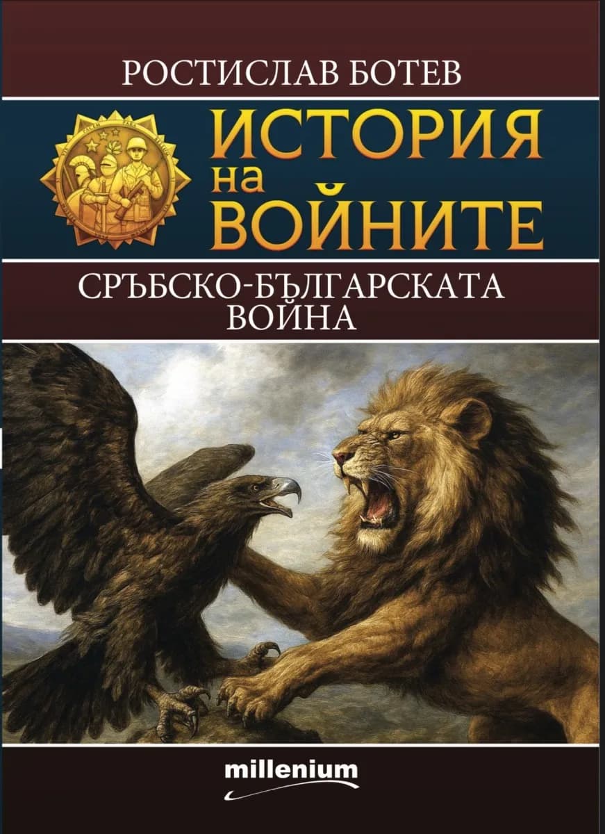 Корица на „История на войните: Сръбско-българската война" — Ростислав Ботев