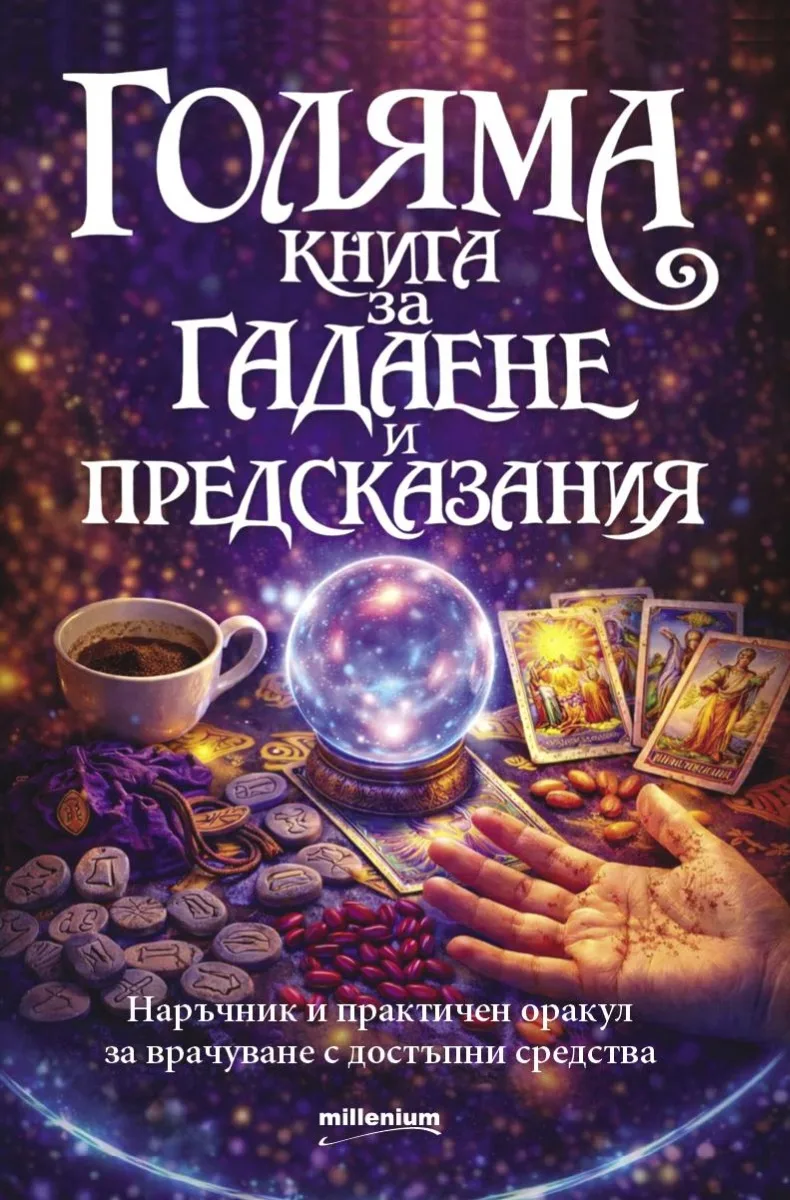 Корица на „Голяма книга за гадаене и предсказания"