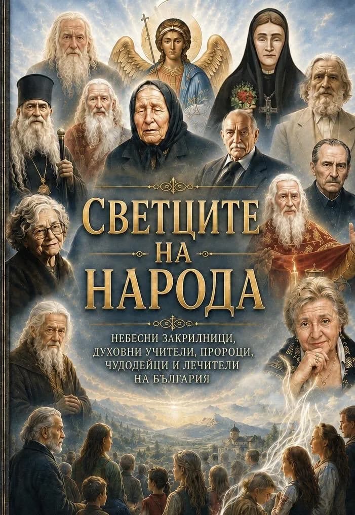 Корица на „Светците на народа" — Яна Борисова