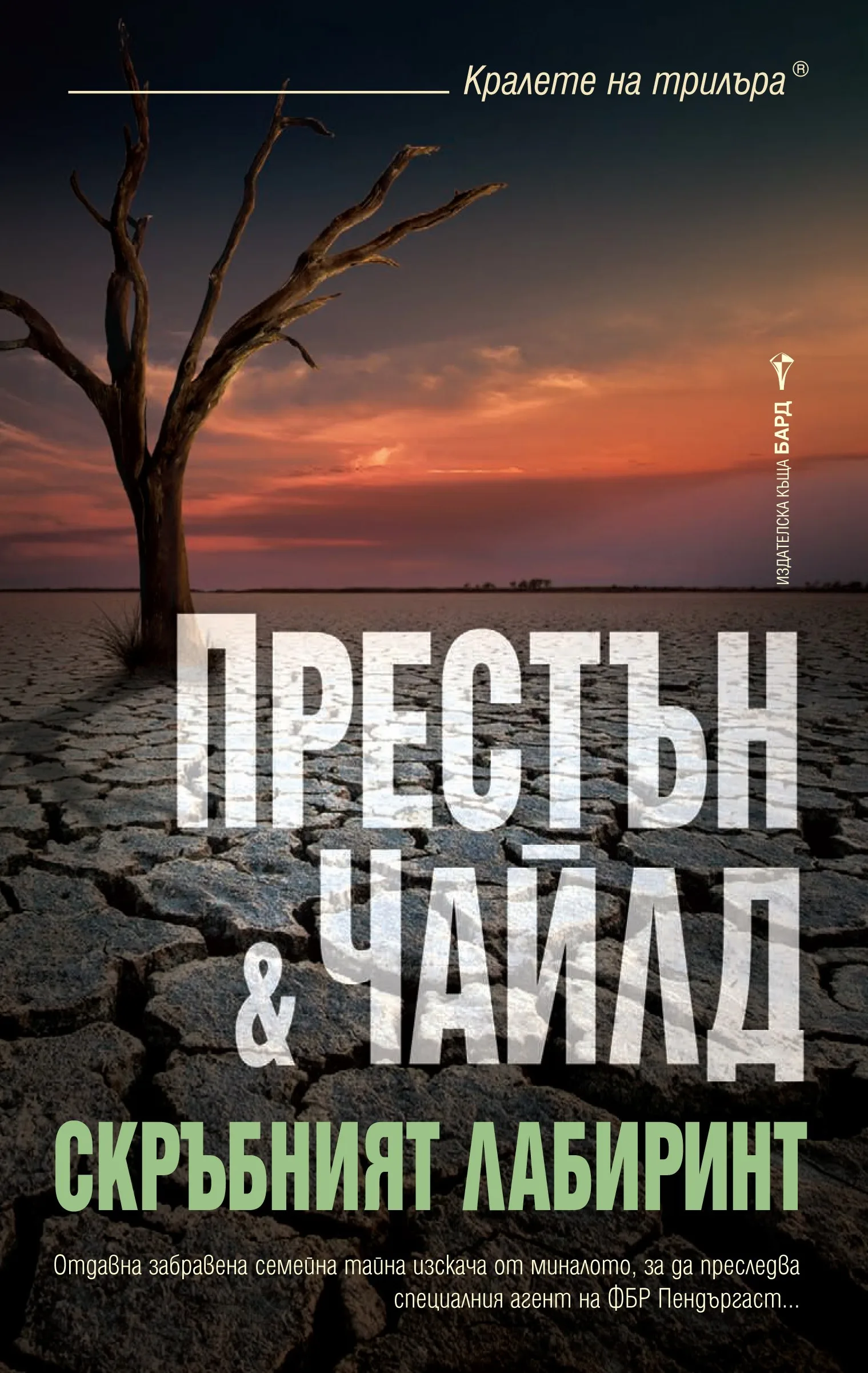 Корица на „Скръбният лабиринт" — Дъглас Престън