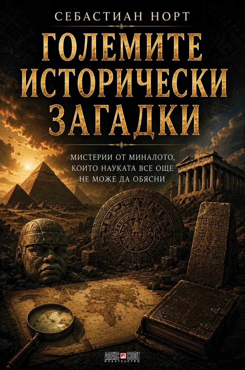 Корица на „Големите исторически загадки" — Себастиан Норт