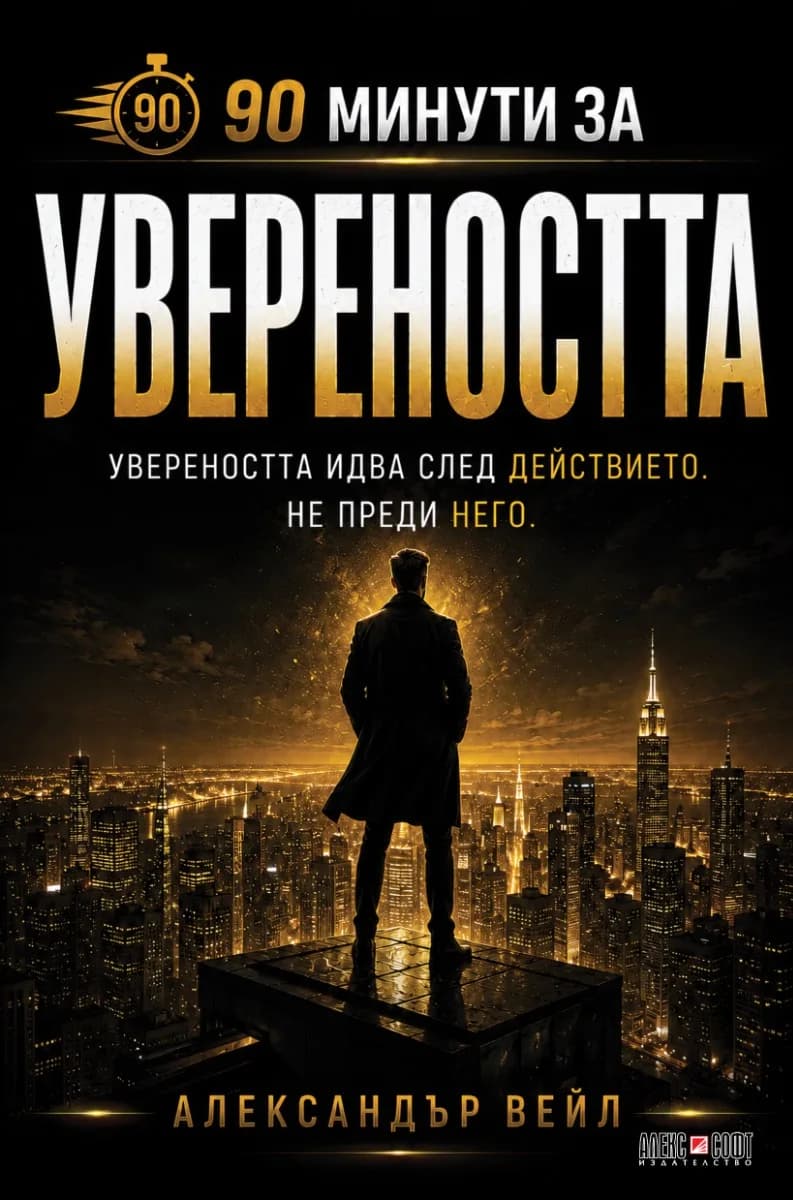 Корица на „90 минути за Увереността" — Александър Вейл