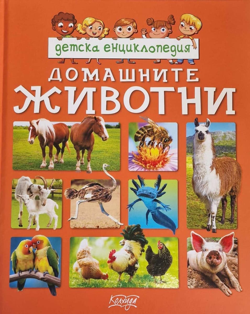Корица на „Детска енциклопедия: Домашните животни"