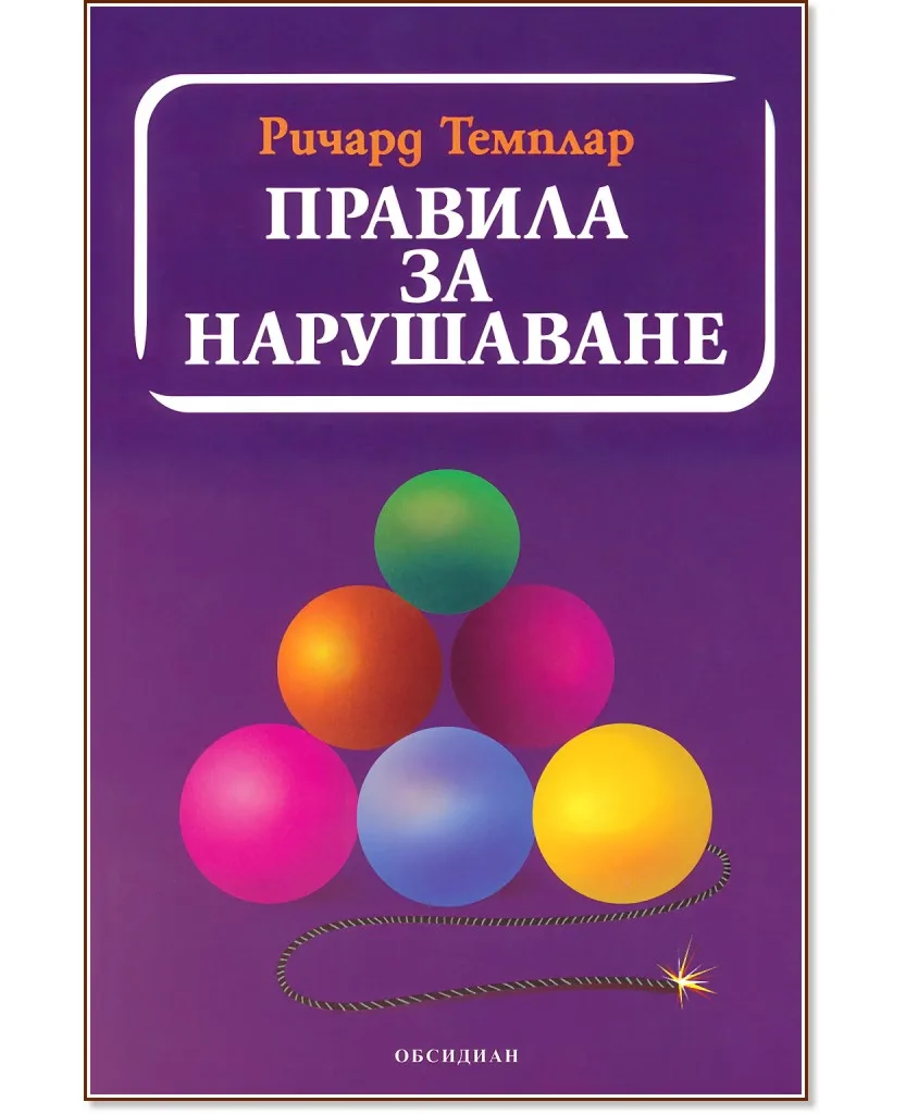 Корица на „Правила за нарушаване" — Ричард Темплар