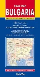 Корица на „Пътна карта на България. Road Map of Bulgaria“