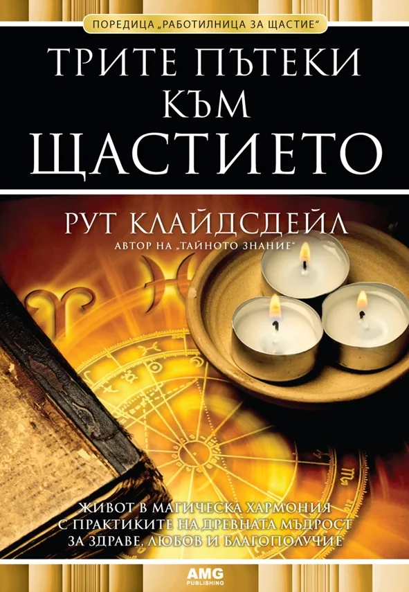 Корица на „Трите пътеки към щастието" — Рут Клайдсдейл