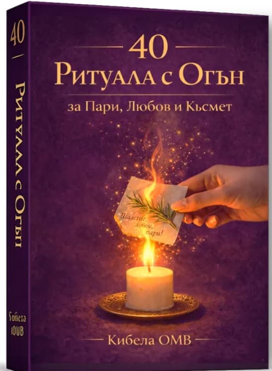 Корица на „40 ритуала с огън - карти"