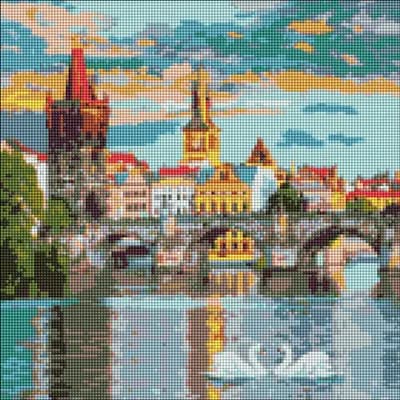 Корица на „Диамантен гоблен Идейка-40х40-Вечерна Прага“