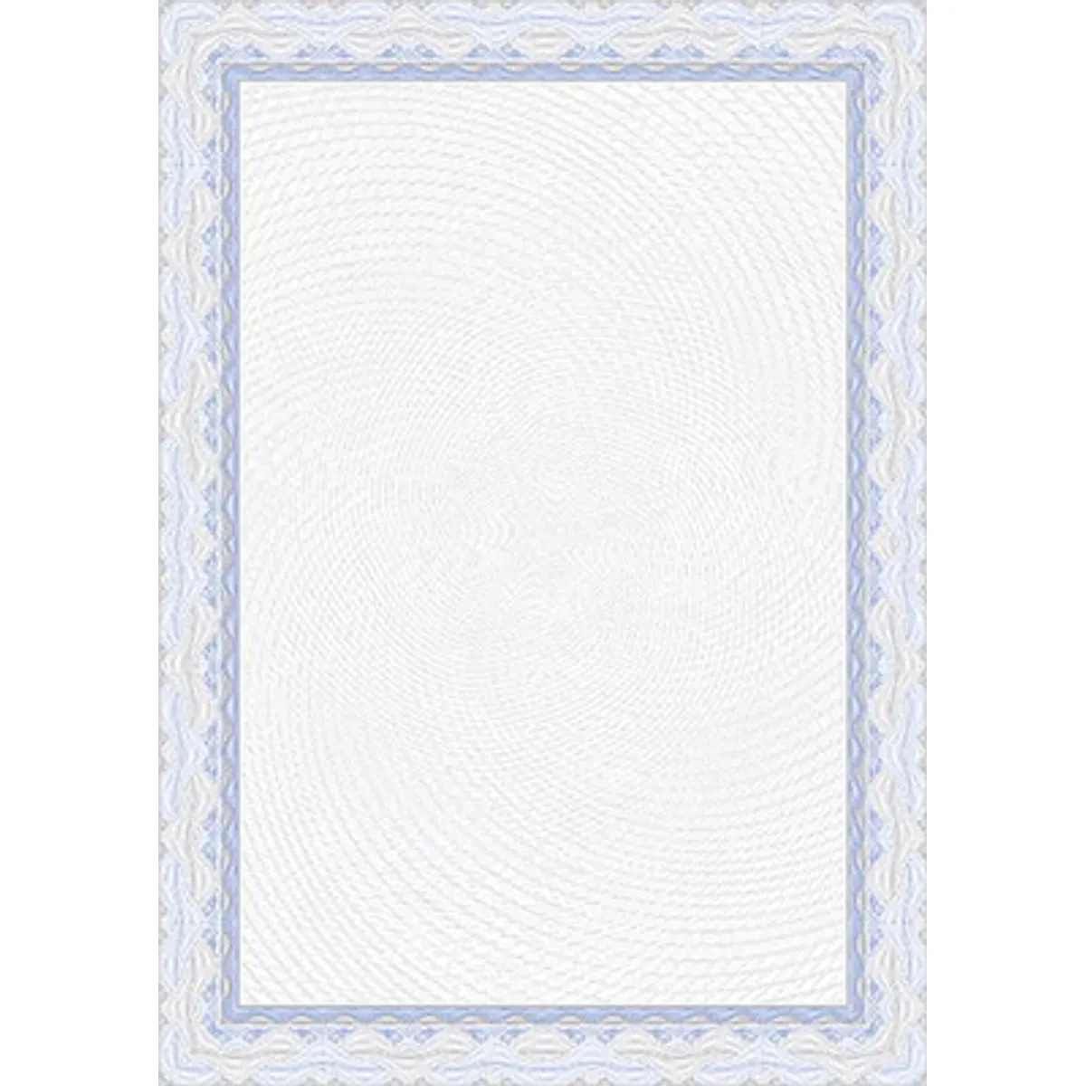 Хартия с воден знак DECAdry, за сертификати, синя, 115 г, 25 л.