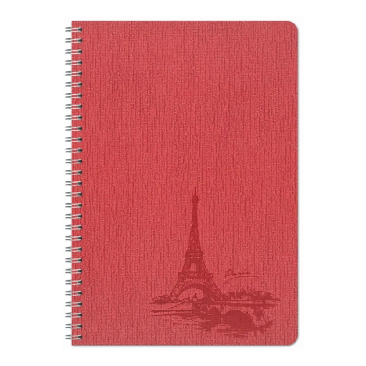 Тетрадка със спирала LASTVA Landmark, A4, 80 л., линиран офсет 70 г, твърда корица с топъл печат