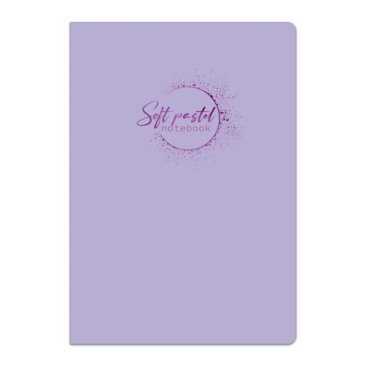 Тетрадка LASTVA Soft Pastel, A4, 52 л., линиран офсет 80 г, корица 300 г, мат ламинат, релеф