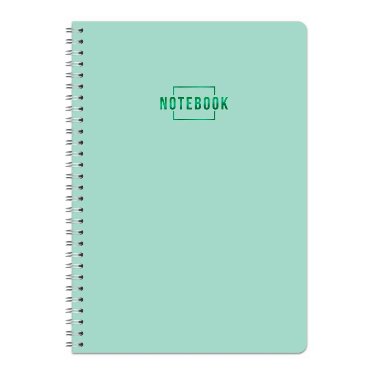 Тетрадка със спирала LASTVA Hard Pastel A4, 200 л., линиран офсет 70 г, твърда корица, мат ламинат