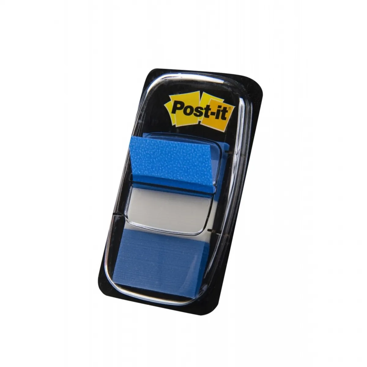 Самозалепващи индекси с диспенсър Post-it, PVC, 25х43 мм, 50 л., сини
