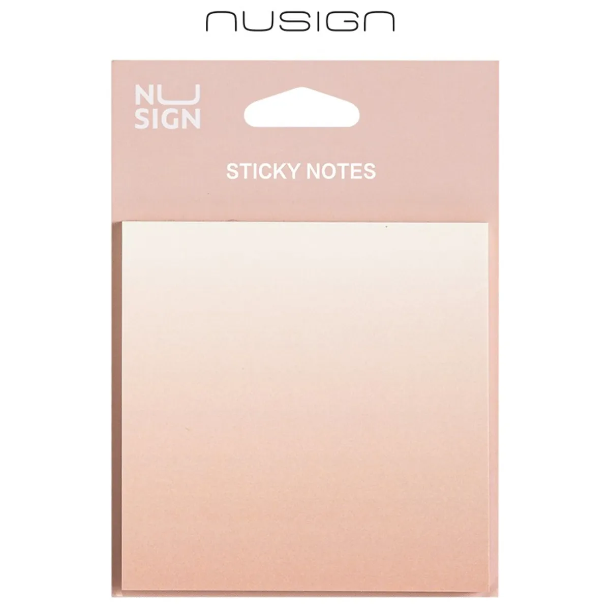 Самозалепващи листчета Nusign Sunshine Whisper ENS357-PK, 74х74 мм, 60 л., корал