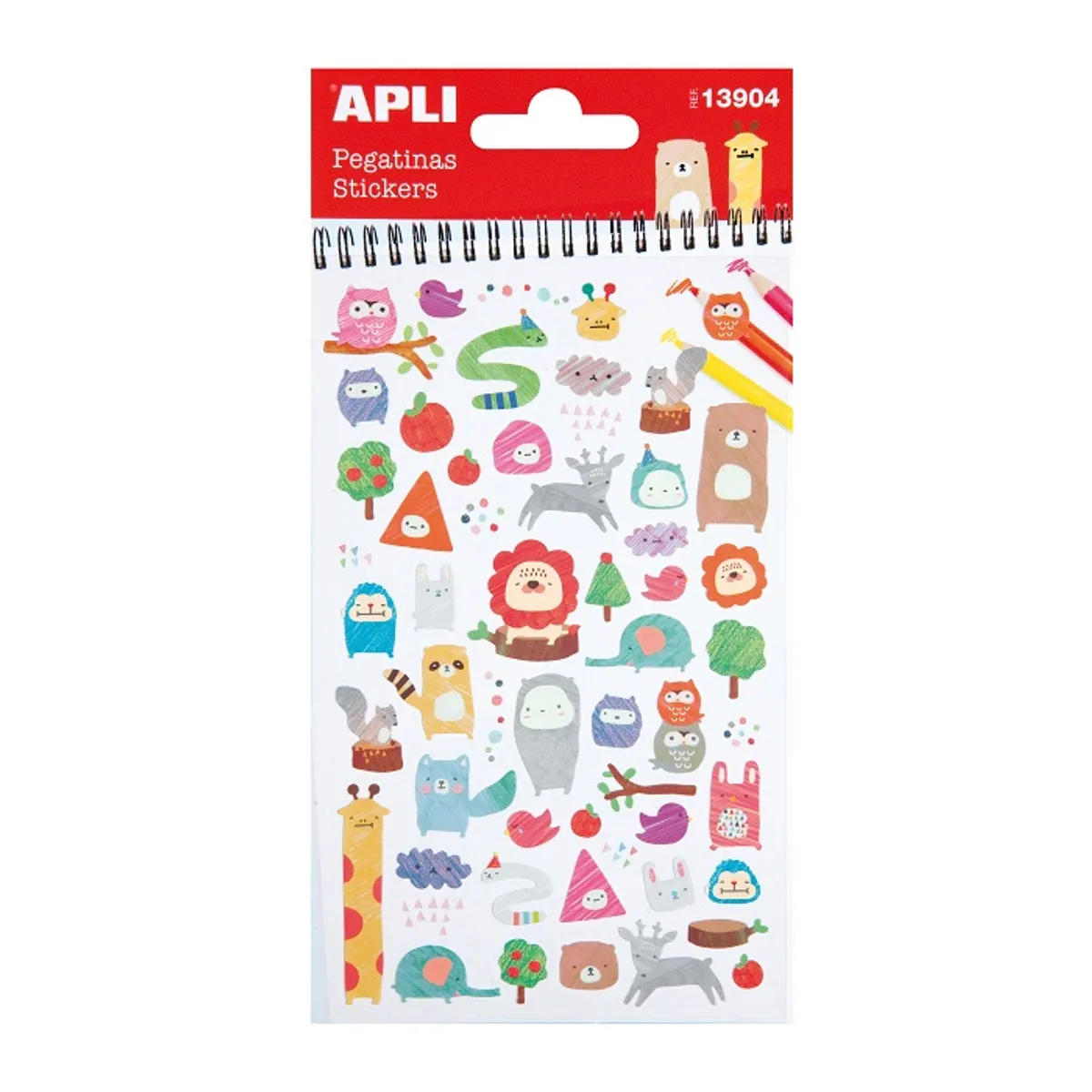 Стикери APLI, Животни, 48 бр.