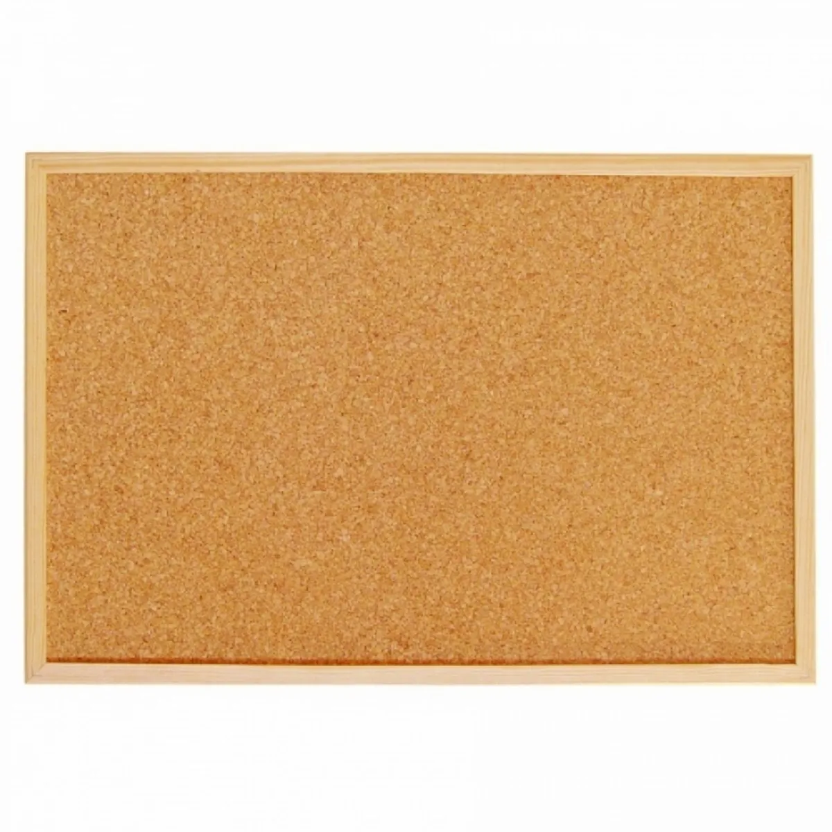 Коркова дъска Bi-Office Essential, 600x400 мм, дървена рамка