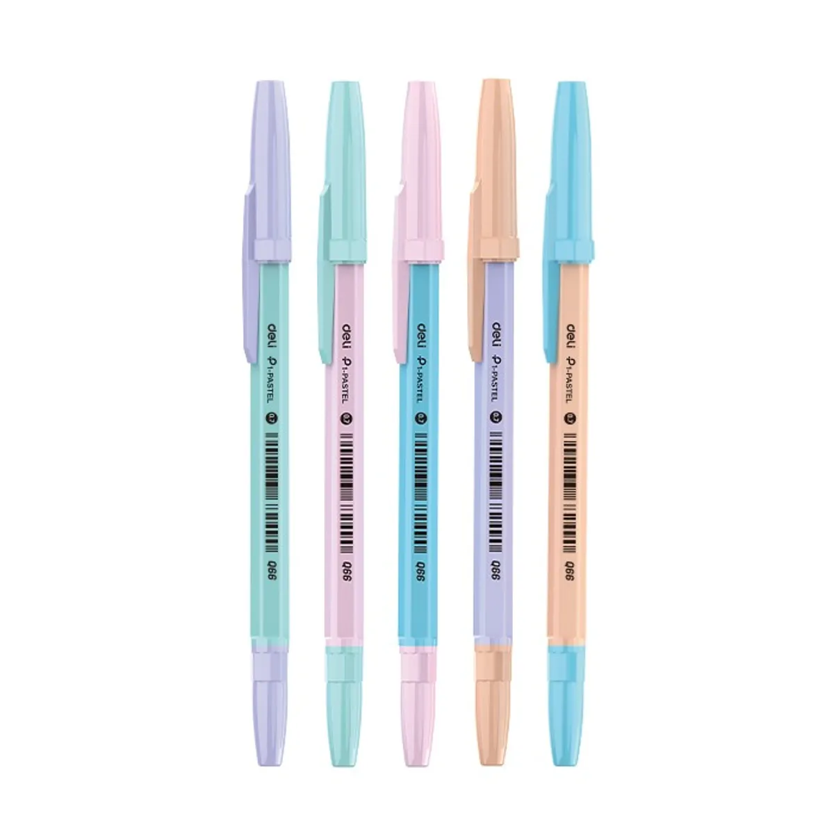Химикалка Deli Macaron EQ66, 0.7 мм, синя