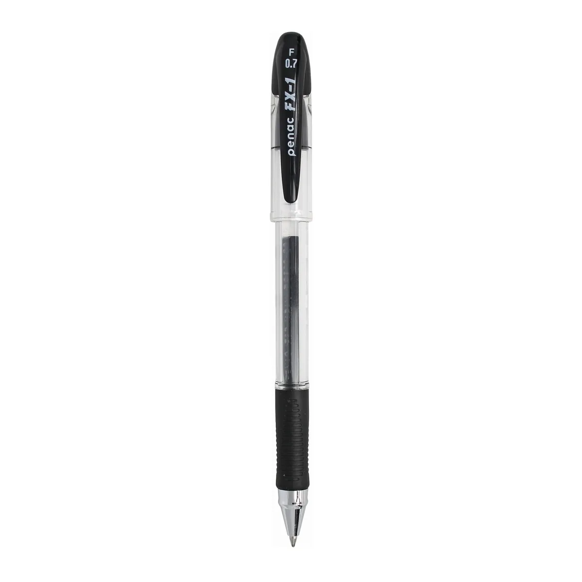 Гелова химикалка Penac FX-1, с грип, 0.7 мм, черна