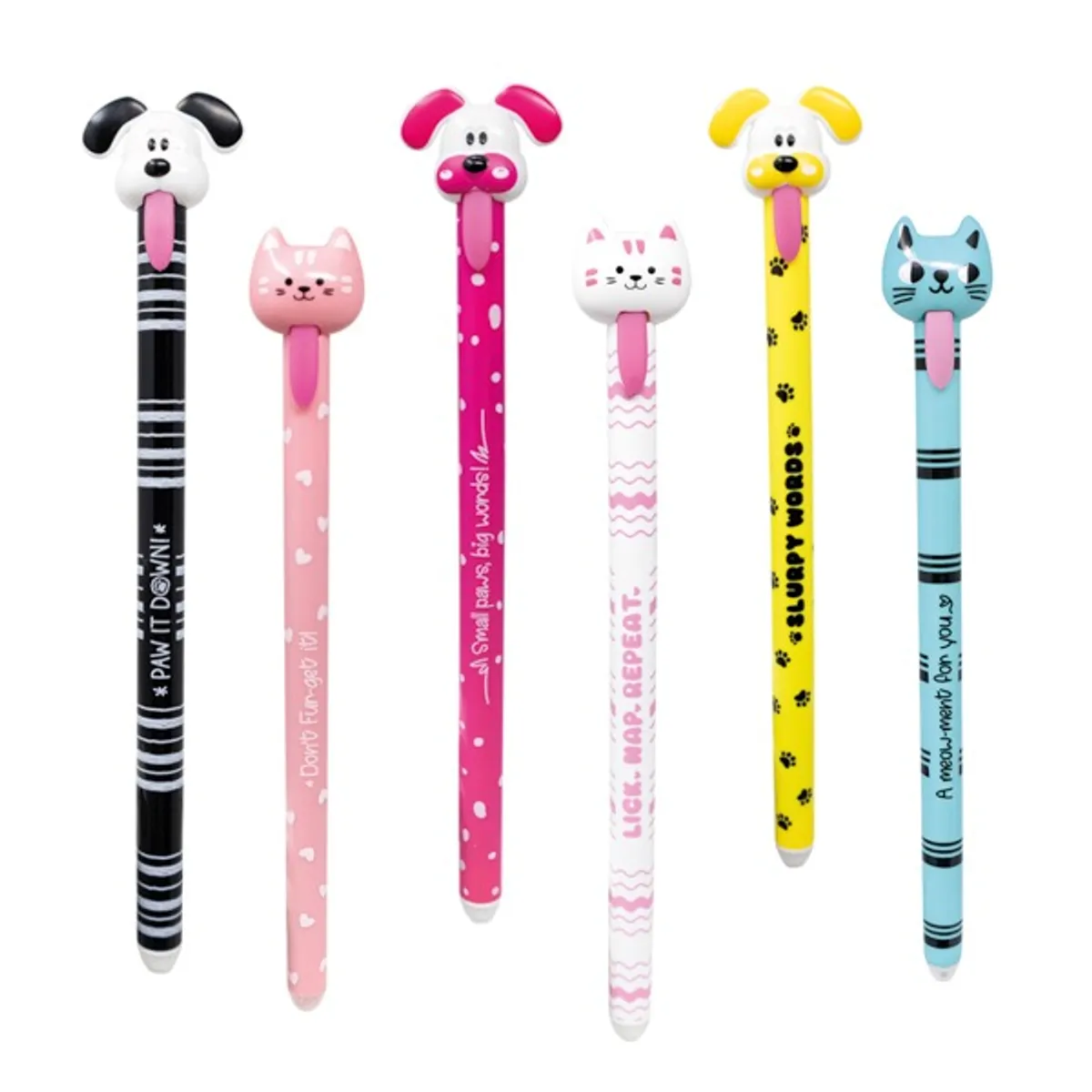 Автоматични гелови химикалки MITAMA Good Vibes Pully Pen, 0.7 мм, сини, опаковка 2 бр.