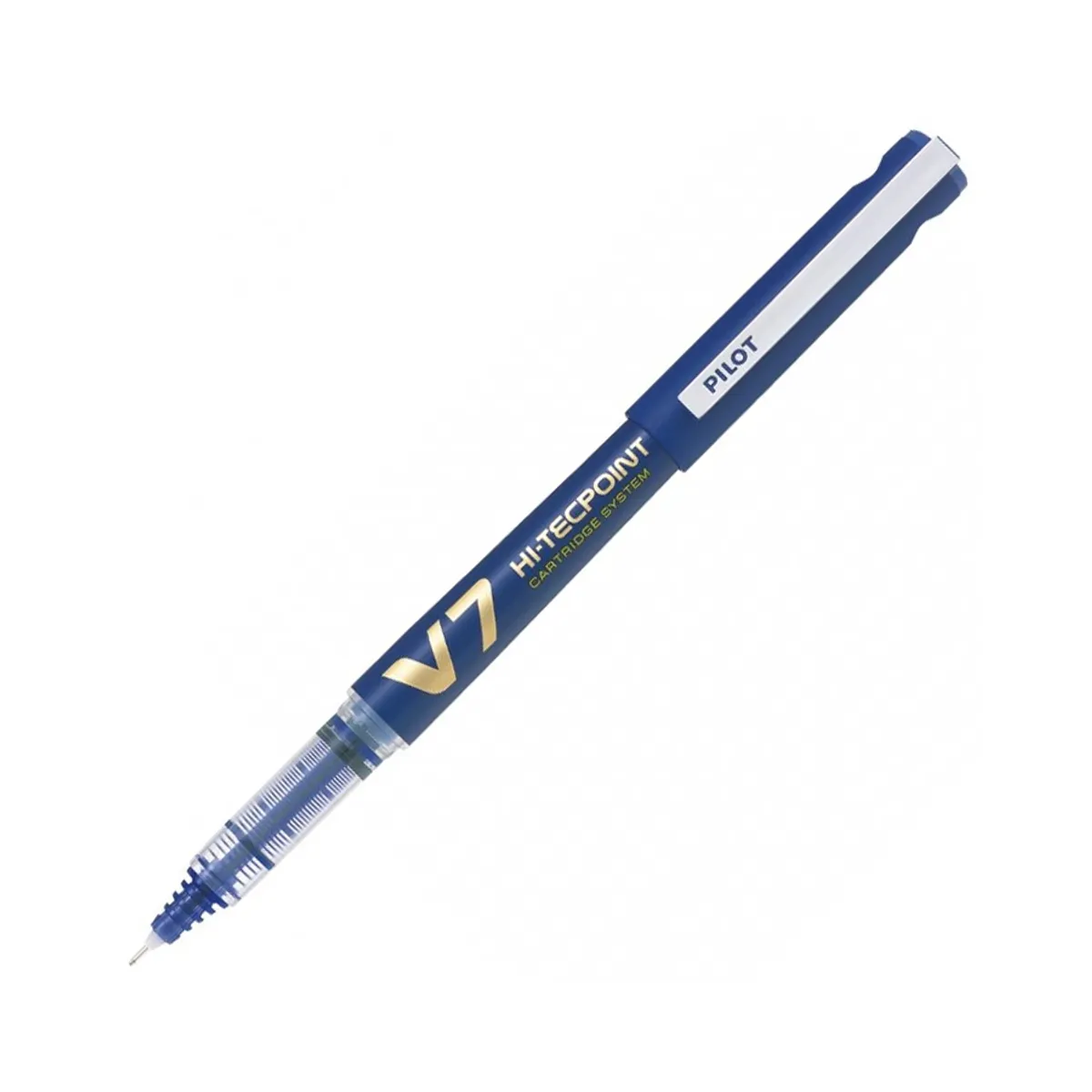Ролер PILOT V-7 HI-TECPOINT BXC, GRIP, течно мастило, 0.7 мм, син