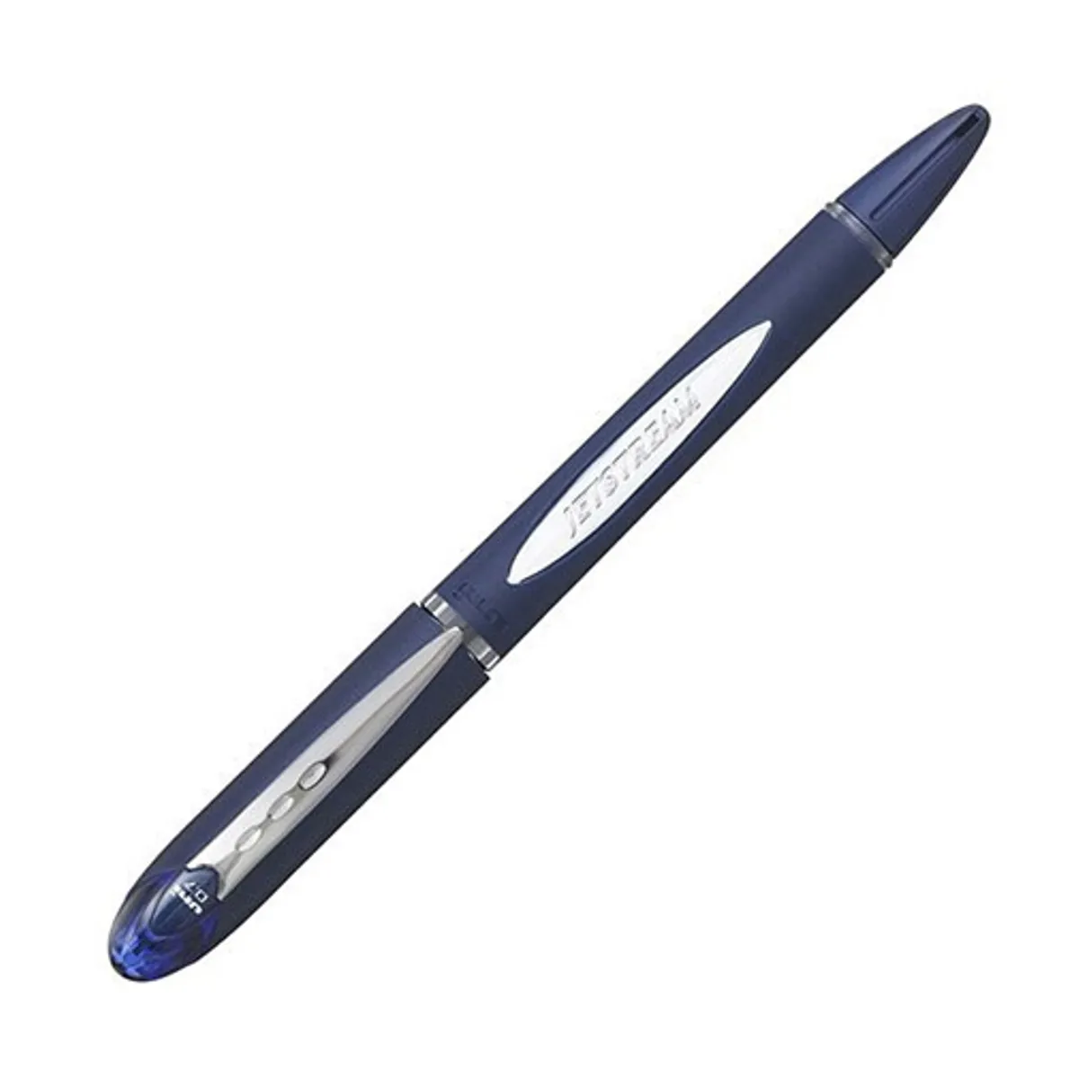 Ролер Uni JETSTREAM SX-217, течно мастило, 0.7 мм, син