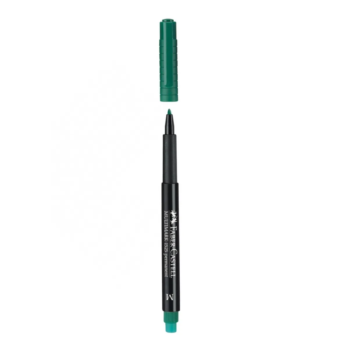 Перманентен маркер Faber-Castell 152563 OHP-M, 1 мм, зелен
