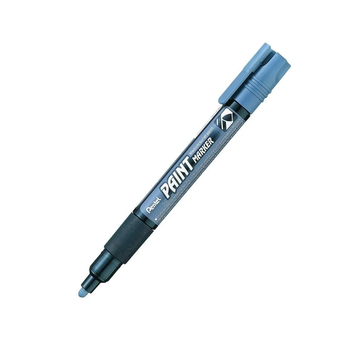 Paint маркер Pentel MMP20, объл връх 4 мм, сив