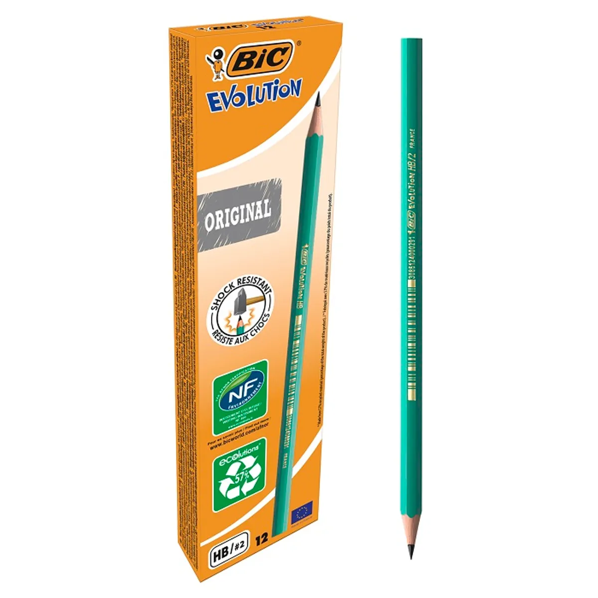 Молив графитен BIC Evolution 650-HB-без гума