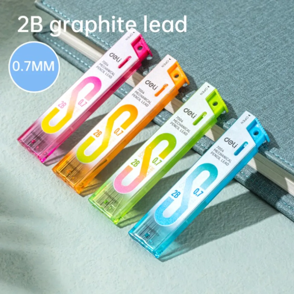 Графити Deli Scribe E7004, 0.7 мм- 20 бр - 2B