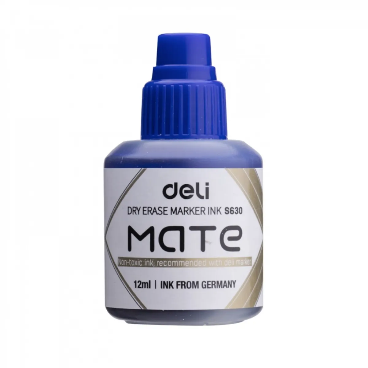 Мастило за маркер за бяла дъска Deli Mate S630, 12 мл, синьо