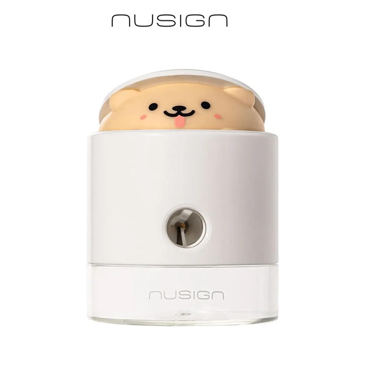 Острилка с контейнер Nusign Classic, ENS073, Pop Up, 65х40х100 мм, бяла