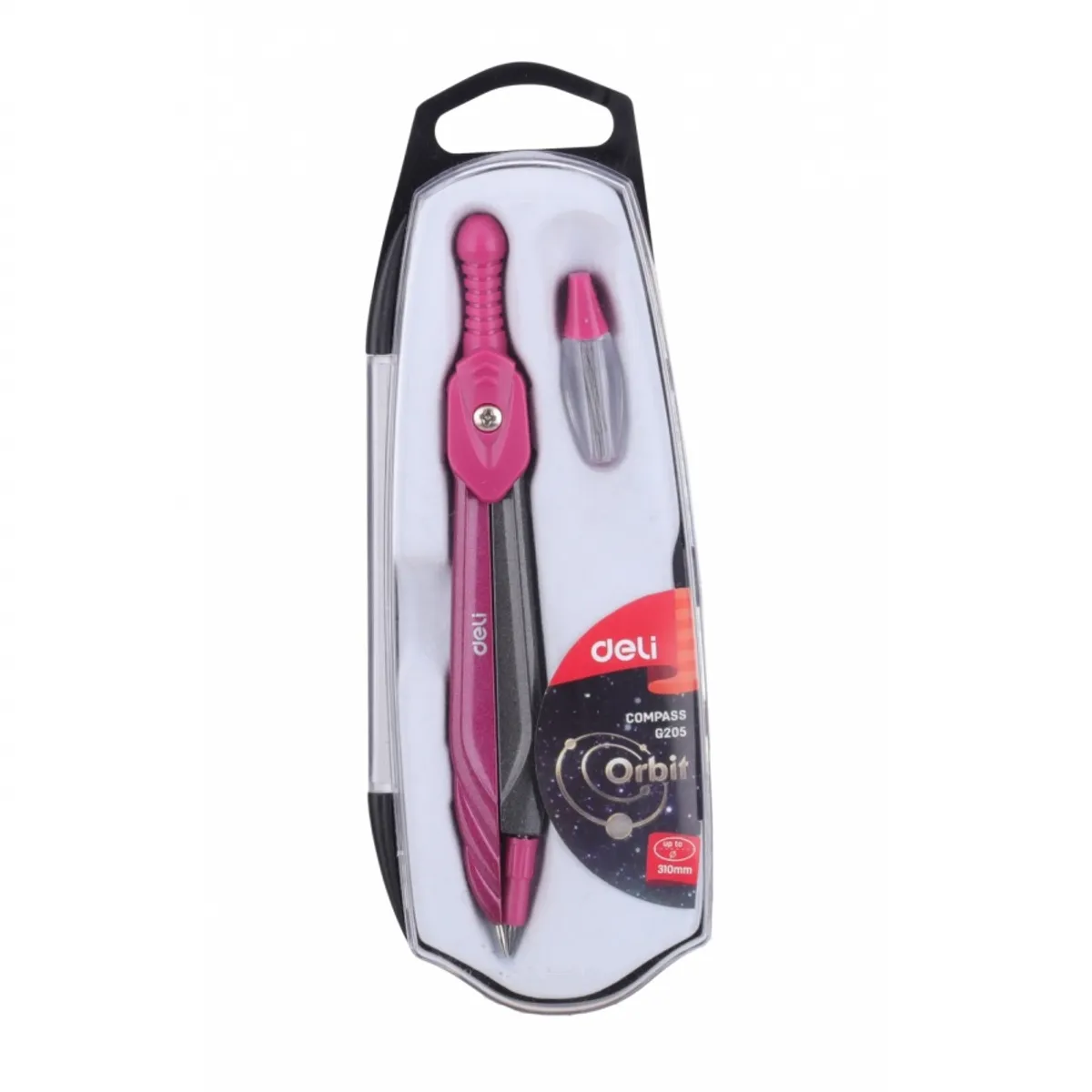 Метален пергел с графити Deli Orbit EG20502, асорти цветове