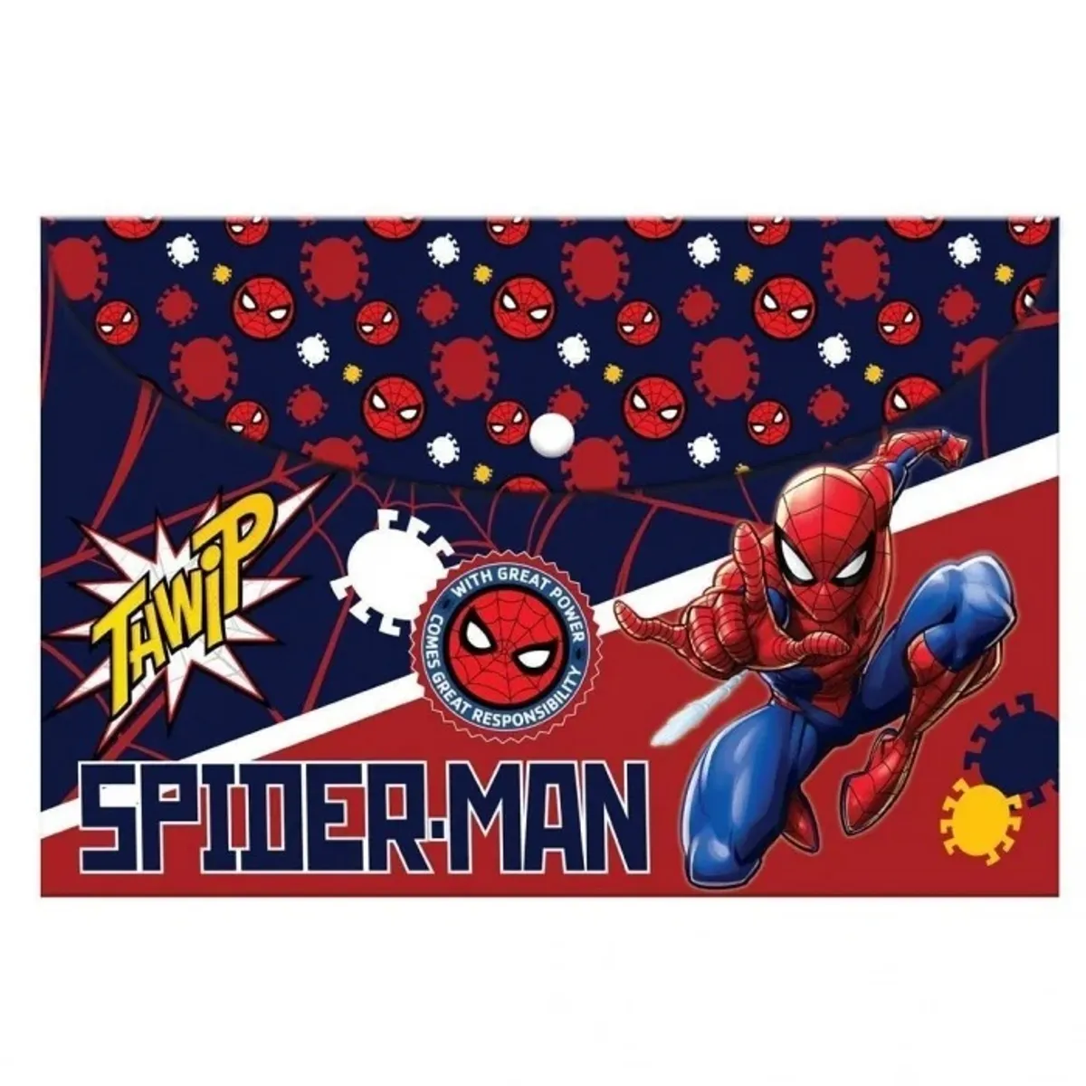 Папка с копче Spiderman, A4, PP