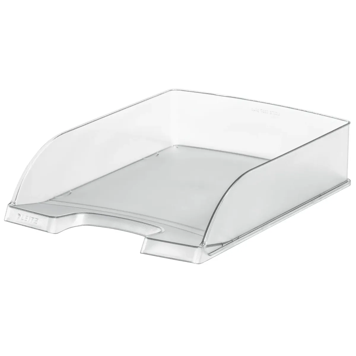 Хоризонтална поставка LEITZ Plus, Polystyrene, кристална, безцветна