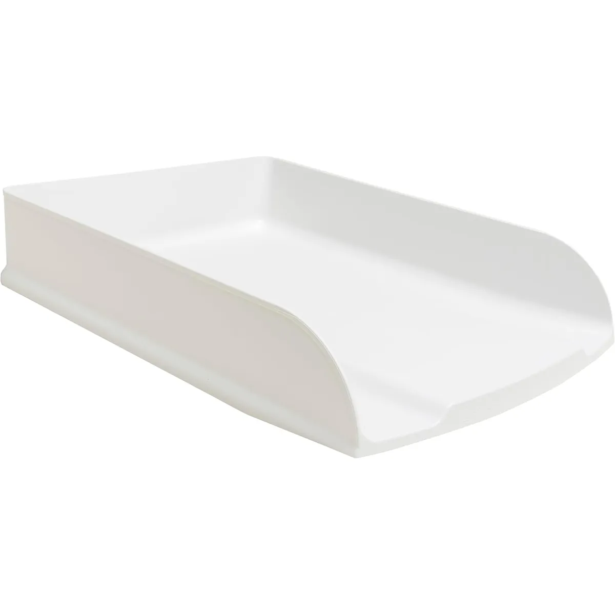 Хоризонтална поставка EXACOMPTA AutentiK, Polystyrene, бяла