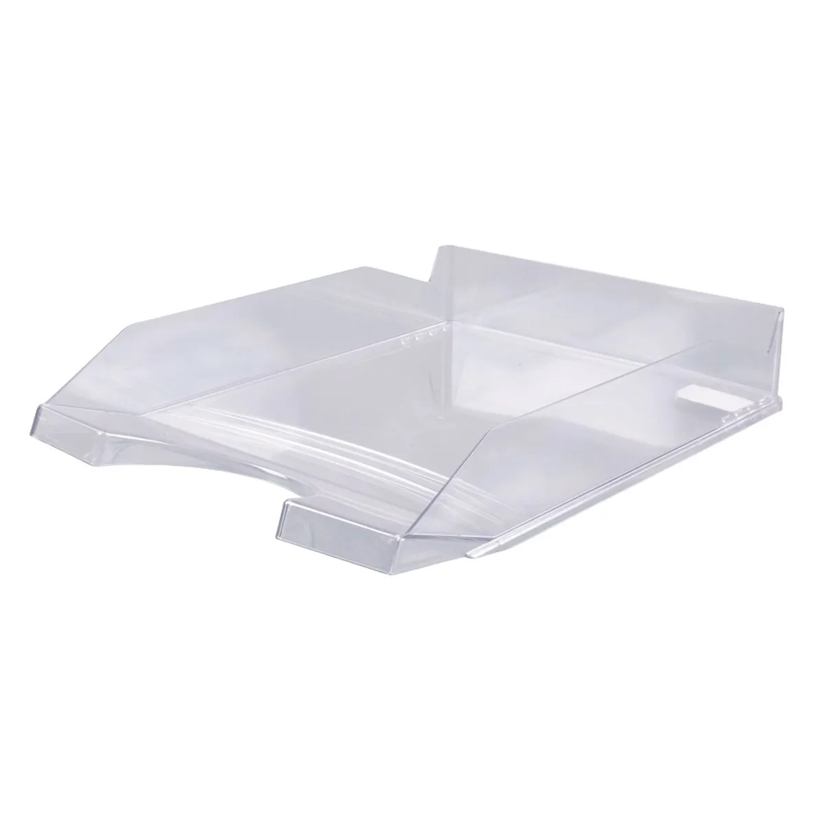 Хоризонтална поставка OFFICE PRODUCTS, Polystyrene, кристална, безцветна